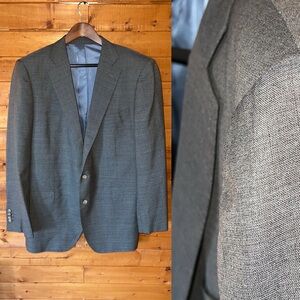 Suitsupply, Lazio Blazer mid grey VBC 100% wool 46R mens